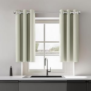  Kitchen Insulated Grommet Curtains